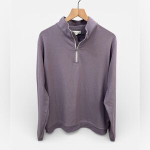 Peter Millar Men’s Quarter Zip Pullover – Size Large